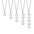 Engraved Pawprint Necklace 18K Gold Plated