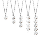 Engraved Pawprint Necklace 18K Gold Plated