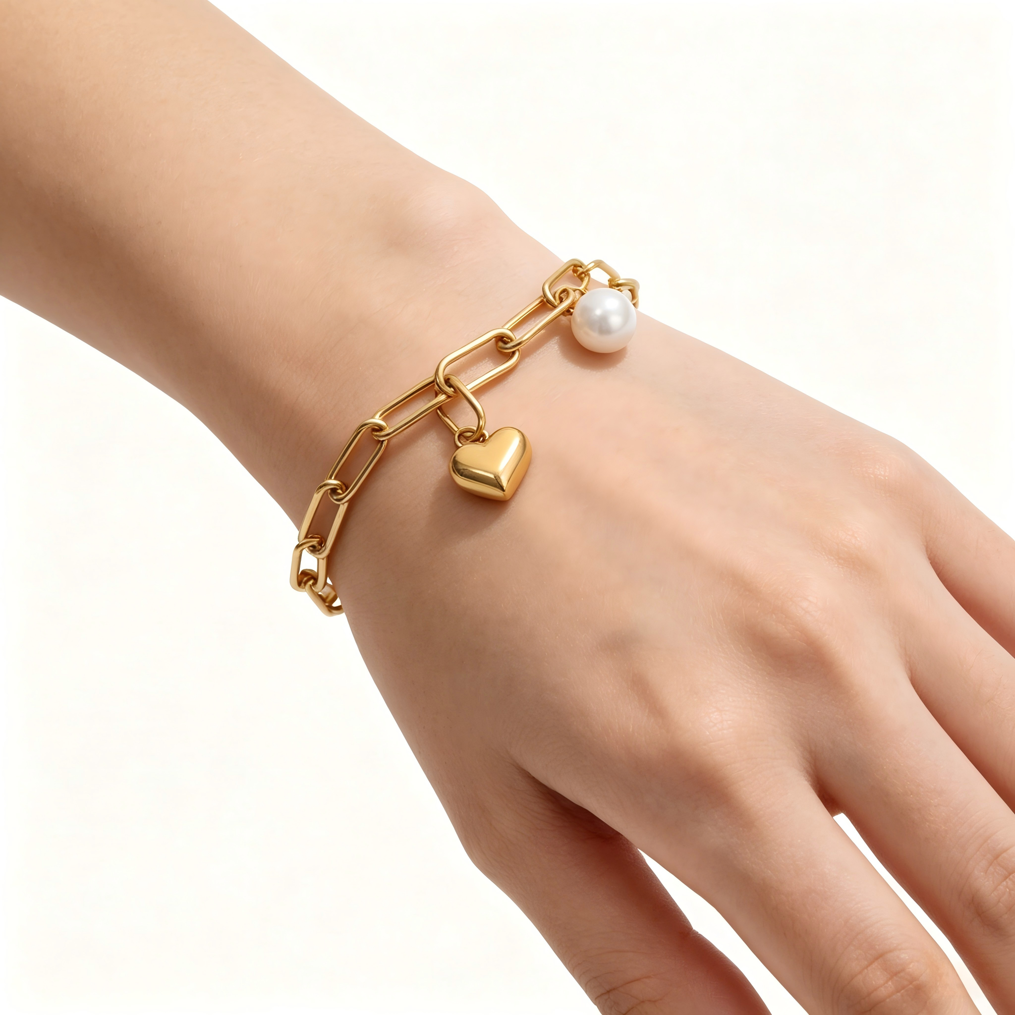 Minimalist Gold Chain Bracelet Set