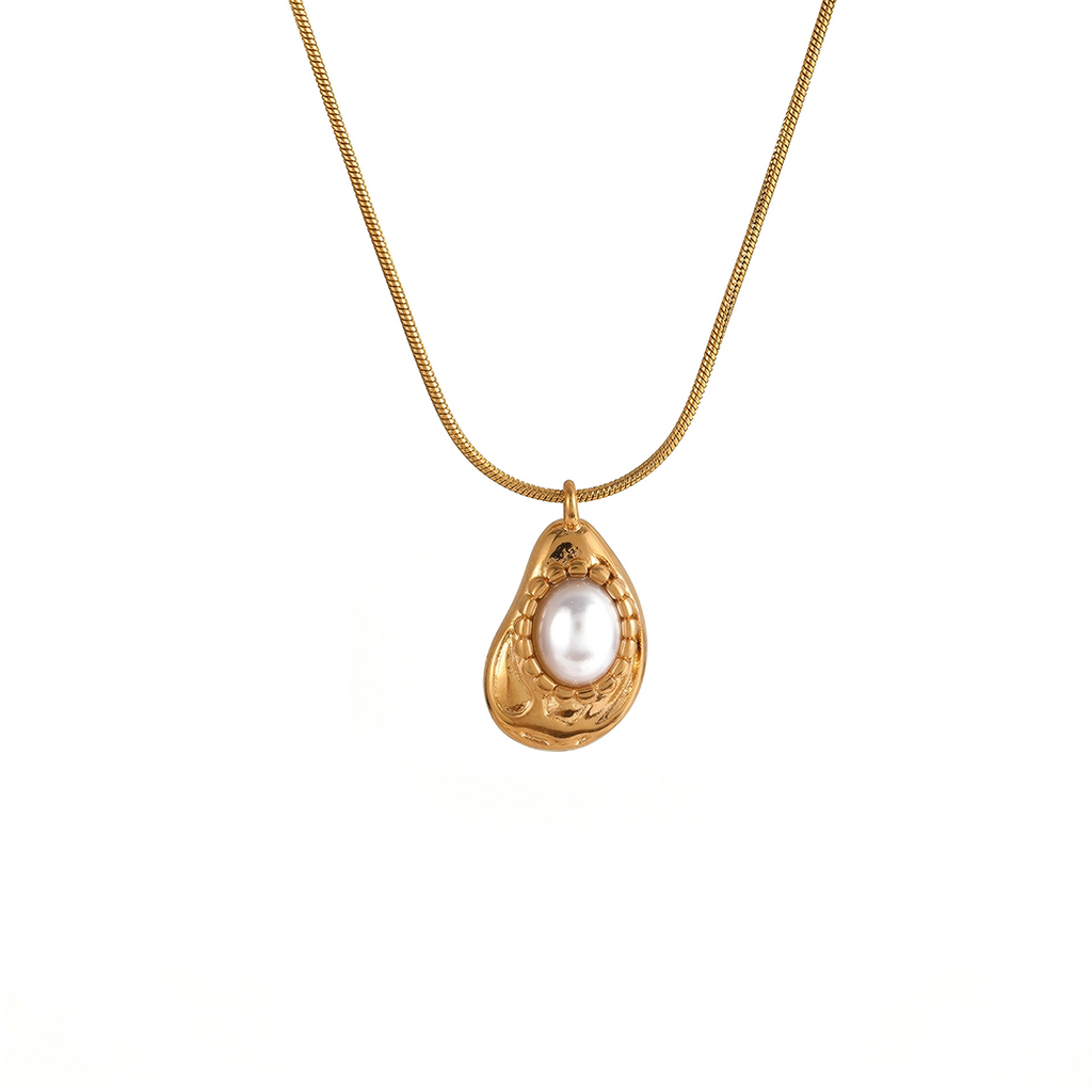 The Soul Bond | 18K Gold Plated Necklace with Pearl