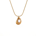 The Soul Bond | 18K Gold Plated Necklace with Pearl