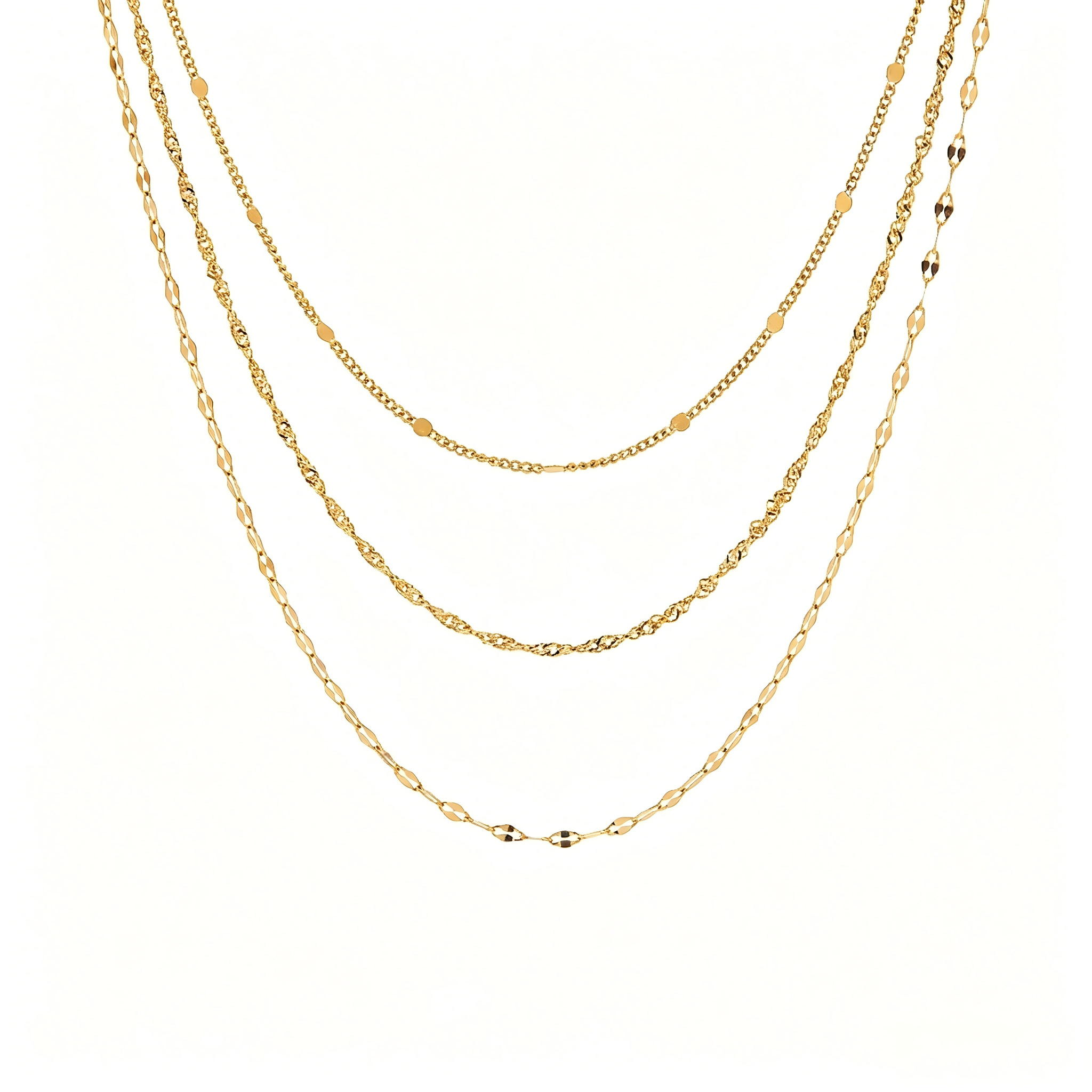 French Vintage Layering Necklace Collection