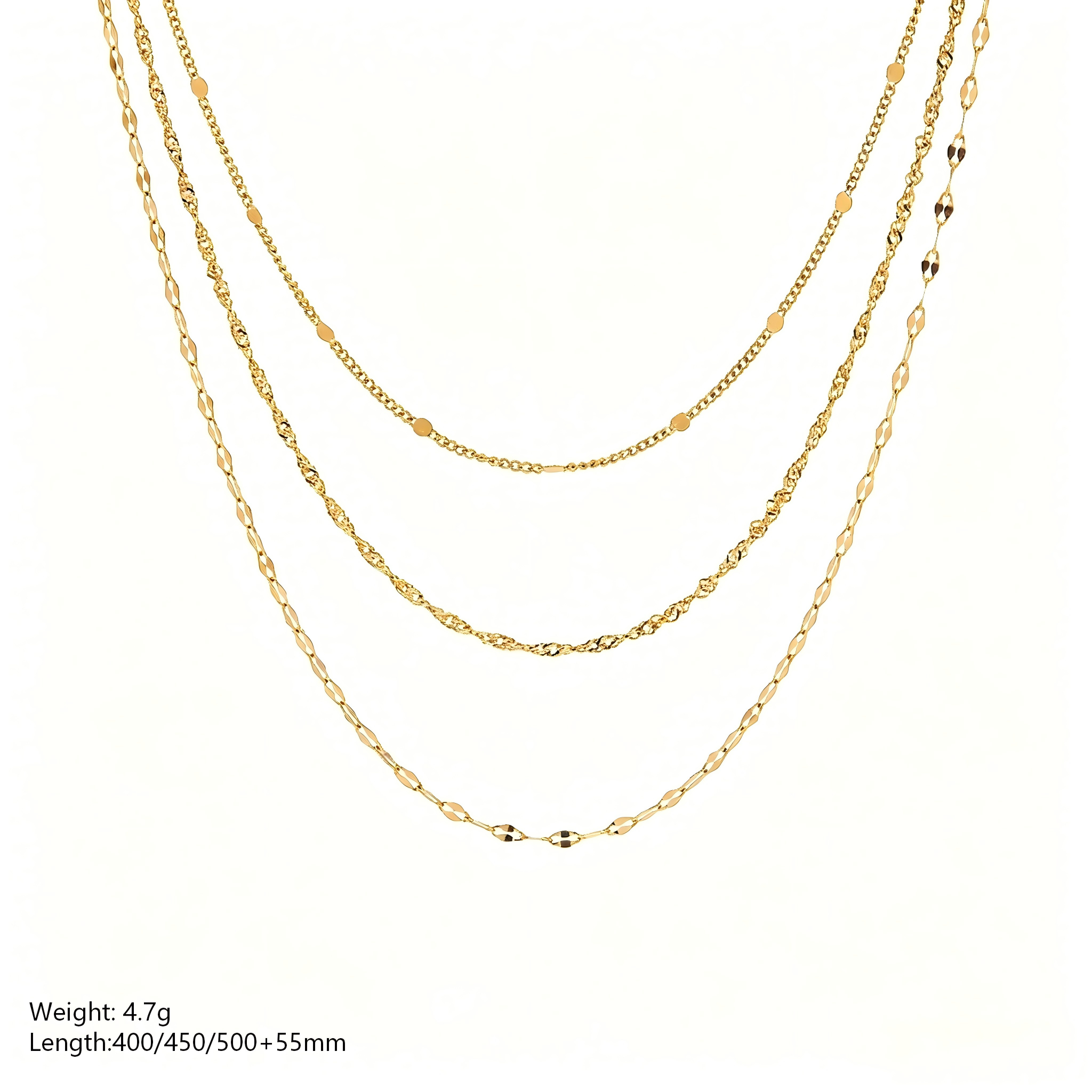 French Vintage Layering Necklace Collection