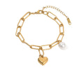 Minimalist Gold Chain Bracelet Set