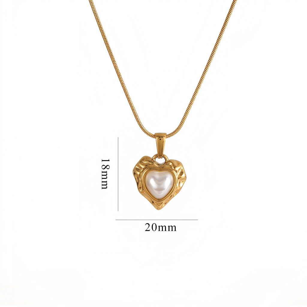 The Soul Bond | 18K Gold Plated Necklace with Pearl