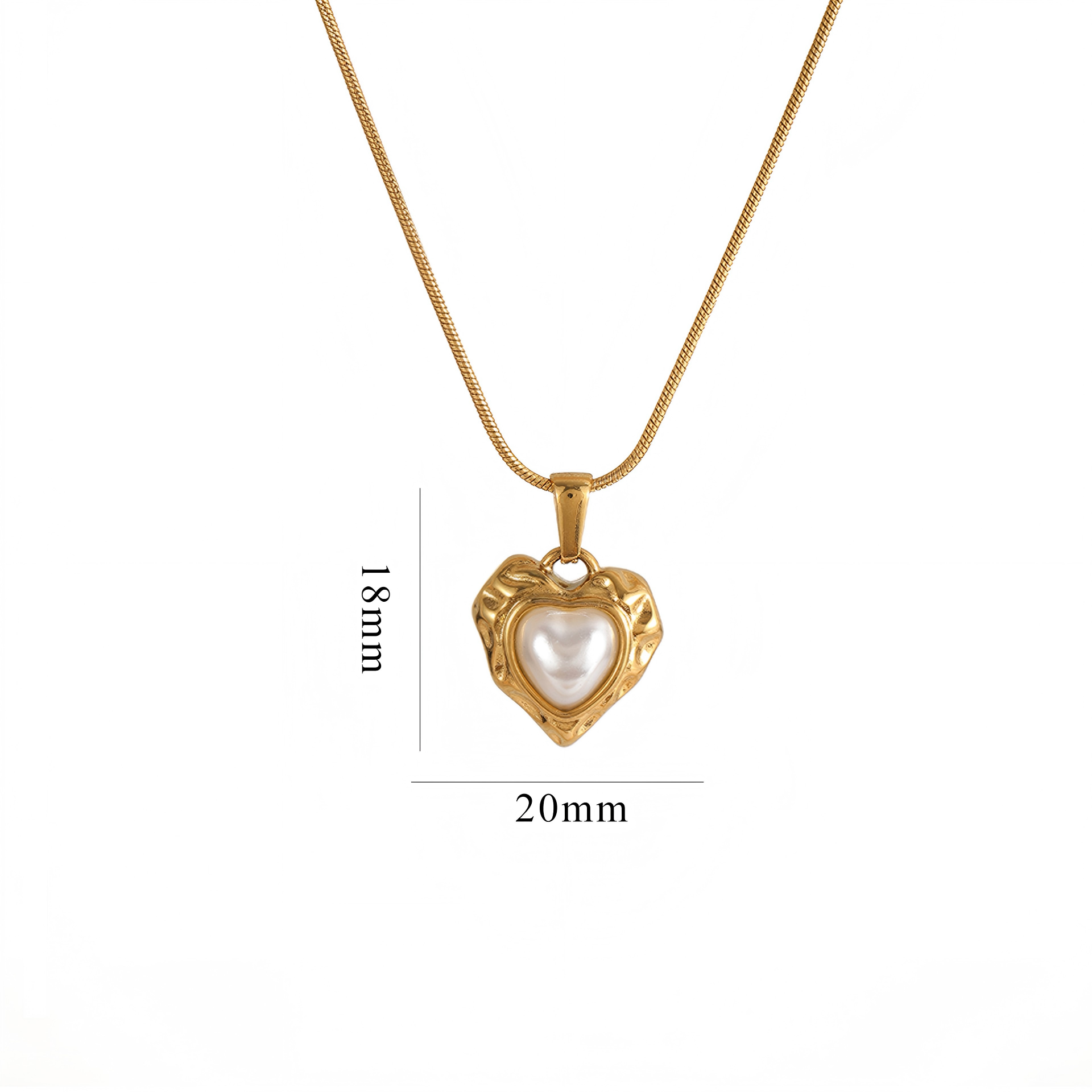 The Soul Bond | 18K Gold Plated Necklace with Pearl