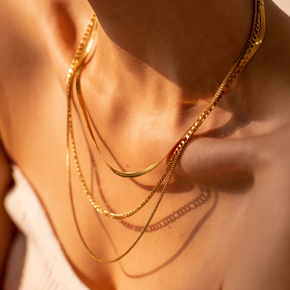 French Vintage Layering Necklace Collection