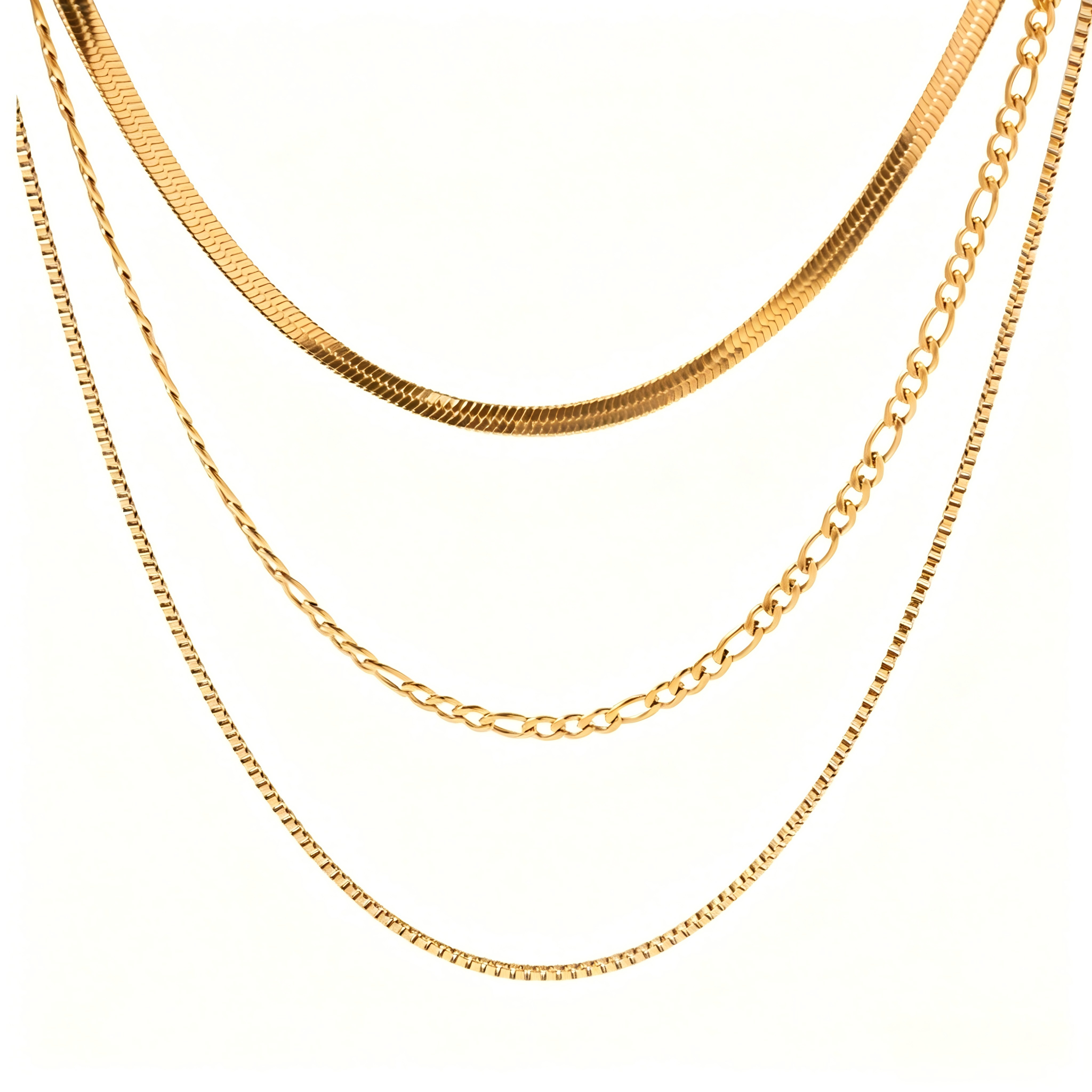 French Vintage Layering Necklace Collection