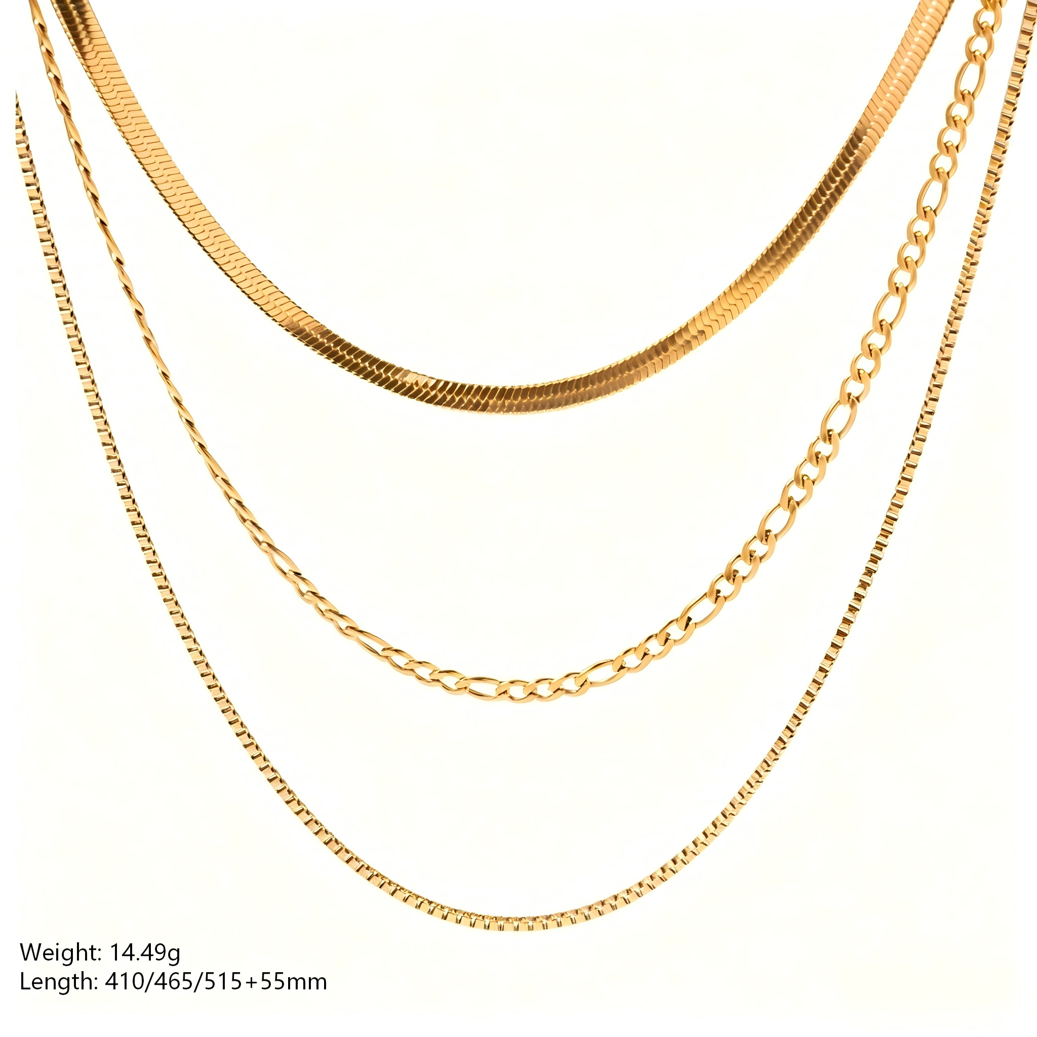 French Vintage Layering Necklace Collection