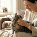 Custom Pet Portrait Keepsake: Personalized Necklace & Bracelet Set