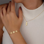 Engraved Pawprint Necklace 18K Gold Plated