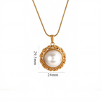 The Soul Bond | 18K Gold Plated Necklace with Pearl
