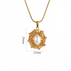 The Soul Bond | 18K Gold Plated Necklace with Pearl