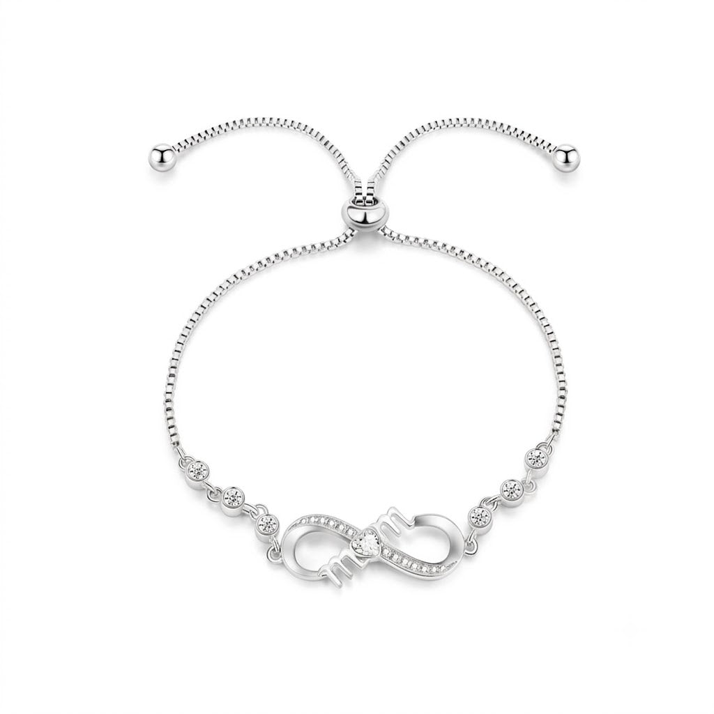 Infinity "Mom" Crystal Bracelet