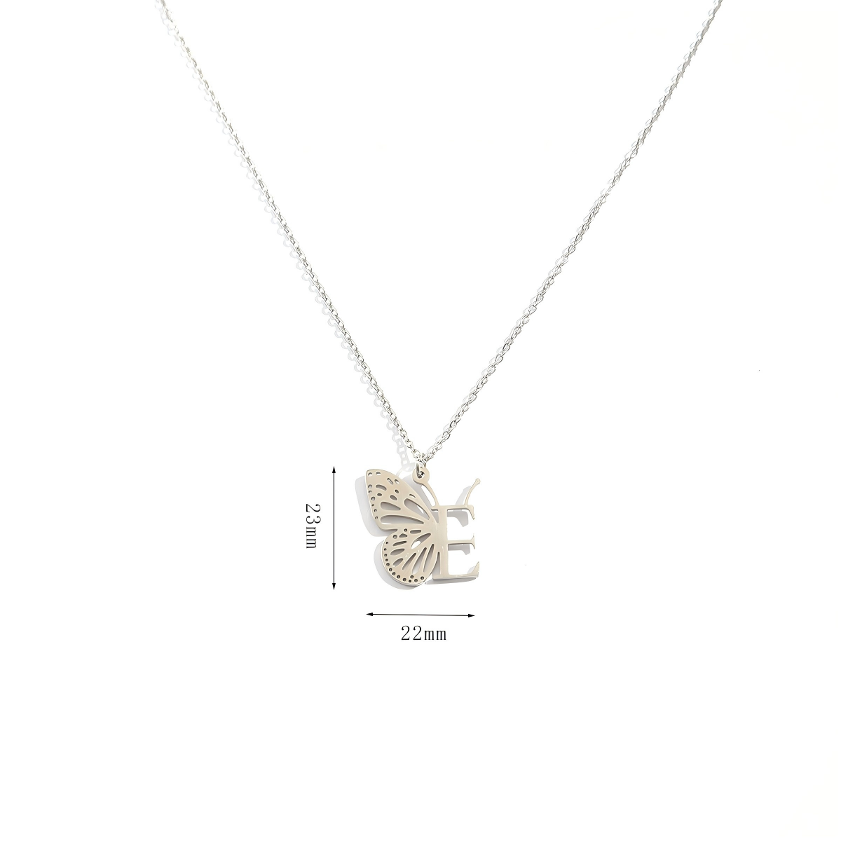 Personalized Initial Butterfly Necklace - "Metamorphosis" Inspirational Keepsake Jewelry