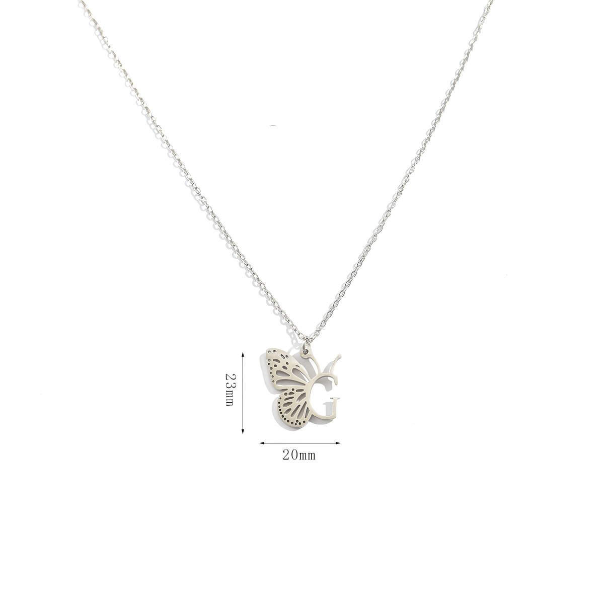 Personalized Initial Butterfly Necklace - "Metamorphosis" Inspirational Keepsake Jewelry