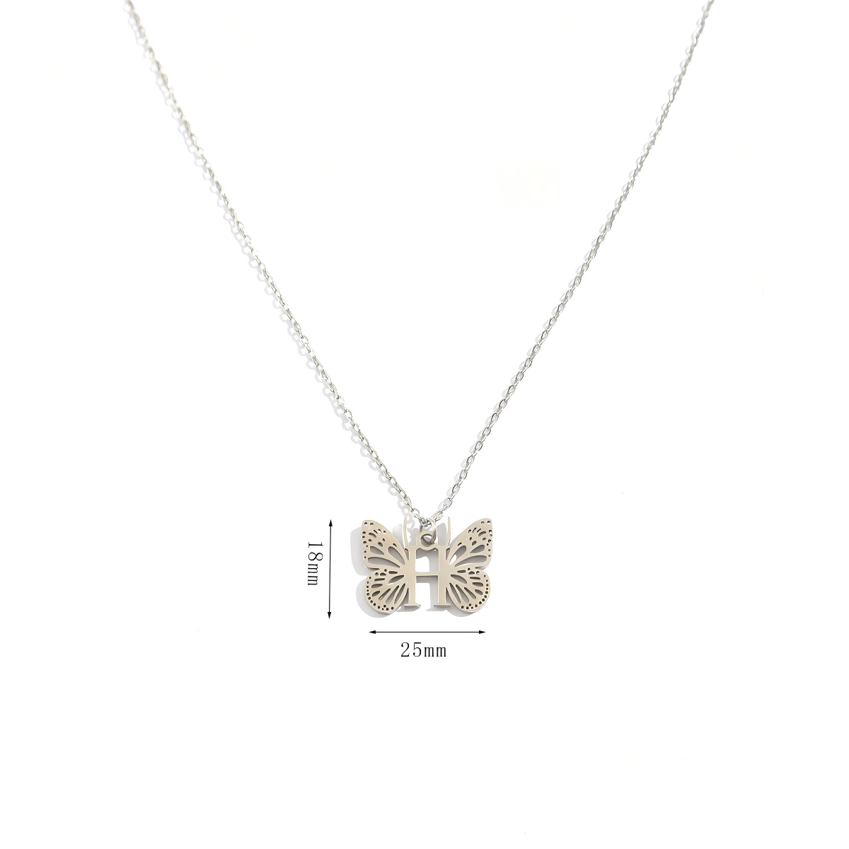 Personalized Initial Butterfly Necklace - "Metamorphosis" Inspirational Keepsake Jewelry