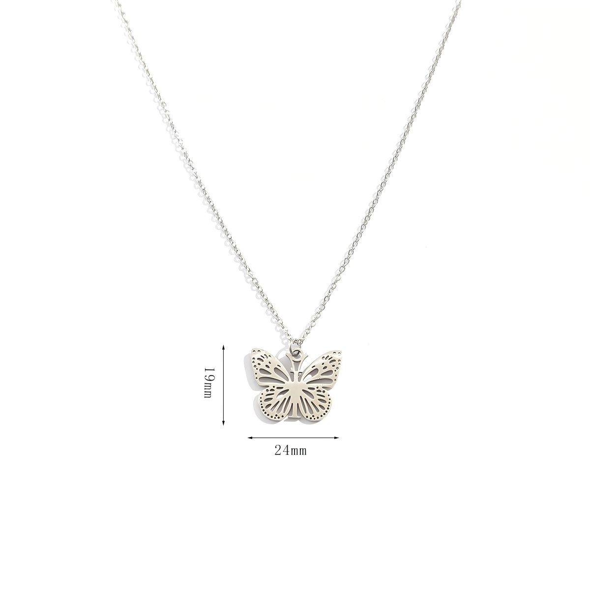 Personalized Initial Butterfly Necklace - "Metamorphosis" Inspirational Keepsake Jewelry