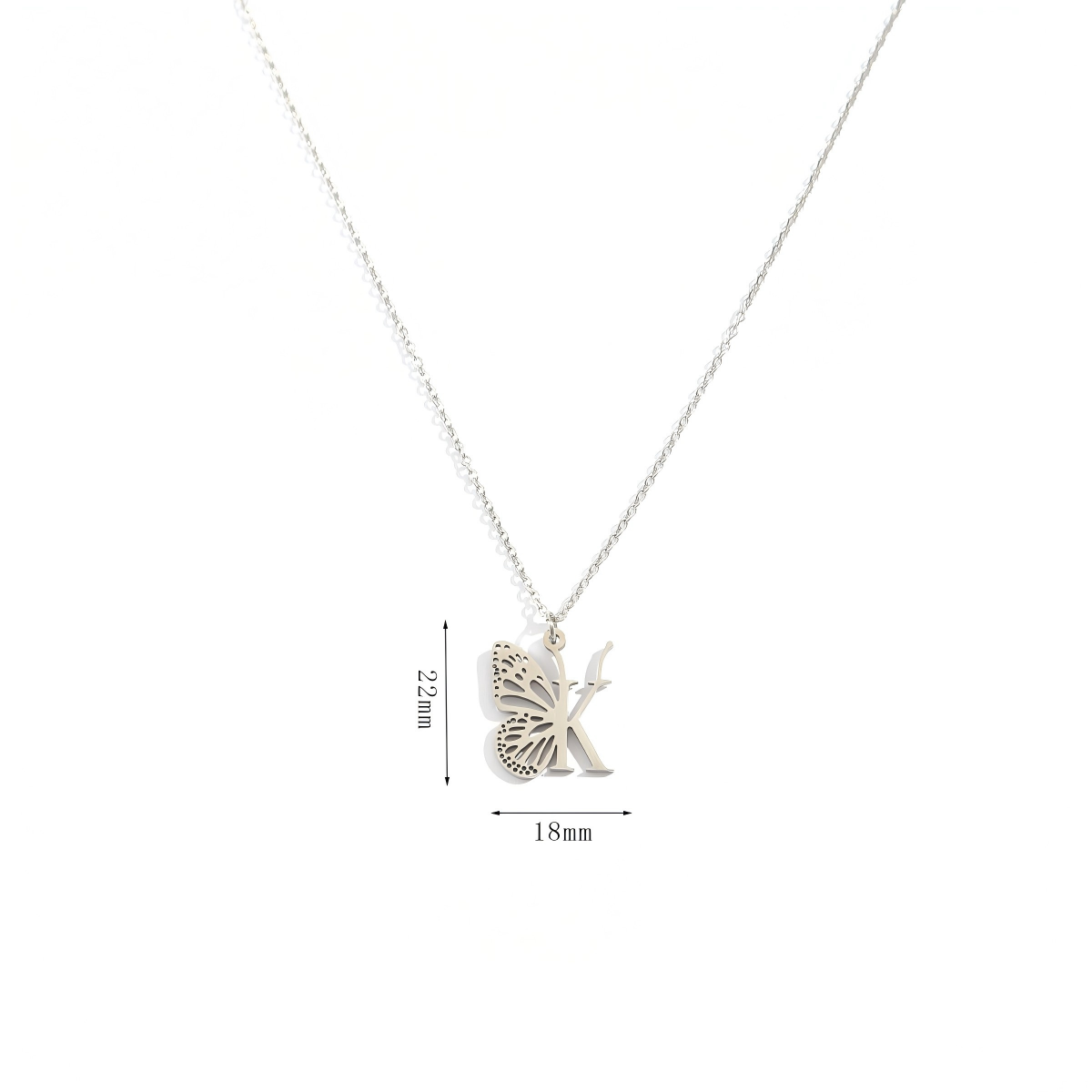 Personalized Initial Butterfly Necklace - "Metamorphosis" Inspirational Keepsake Jewelry