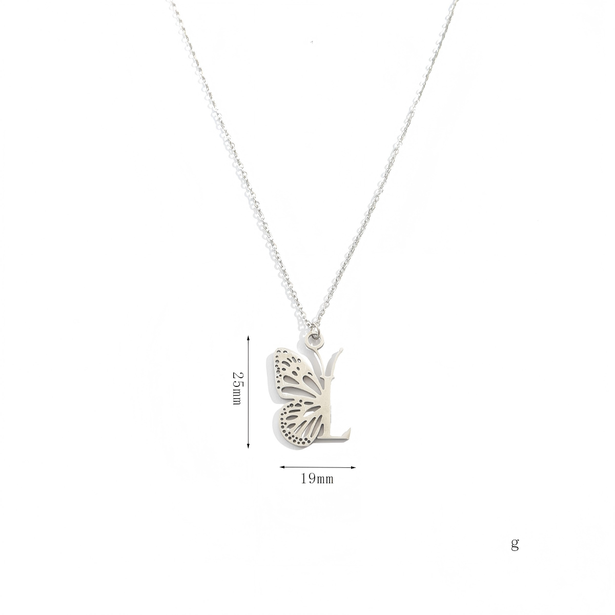 Personalized Initial Butterfly Necklace - "Metamorphosis" Inspirational Keepsake Jewelry