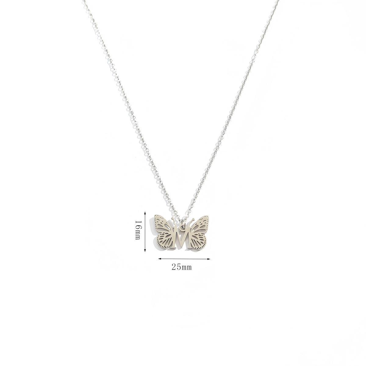 Personalized Initial Butterfly Necklace - "Metamorphosis" Inspirational Keepsake Jewelry