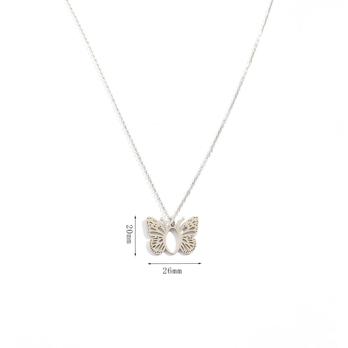 Personalized Initial Butterfly Necklace - "Metamorphosis" Inspirational Keepsake Jewelry