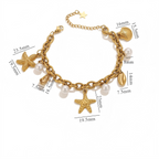 Kawaii Sea Creature Bracelet Stainless steel