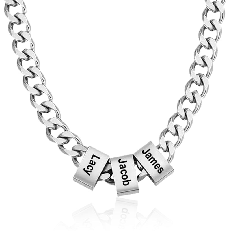 Custom Name Linked Chain Necklace | Personalized Keepsake Jewelry