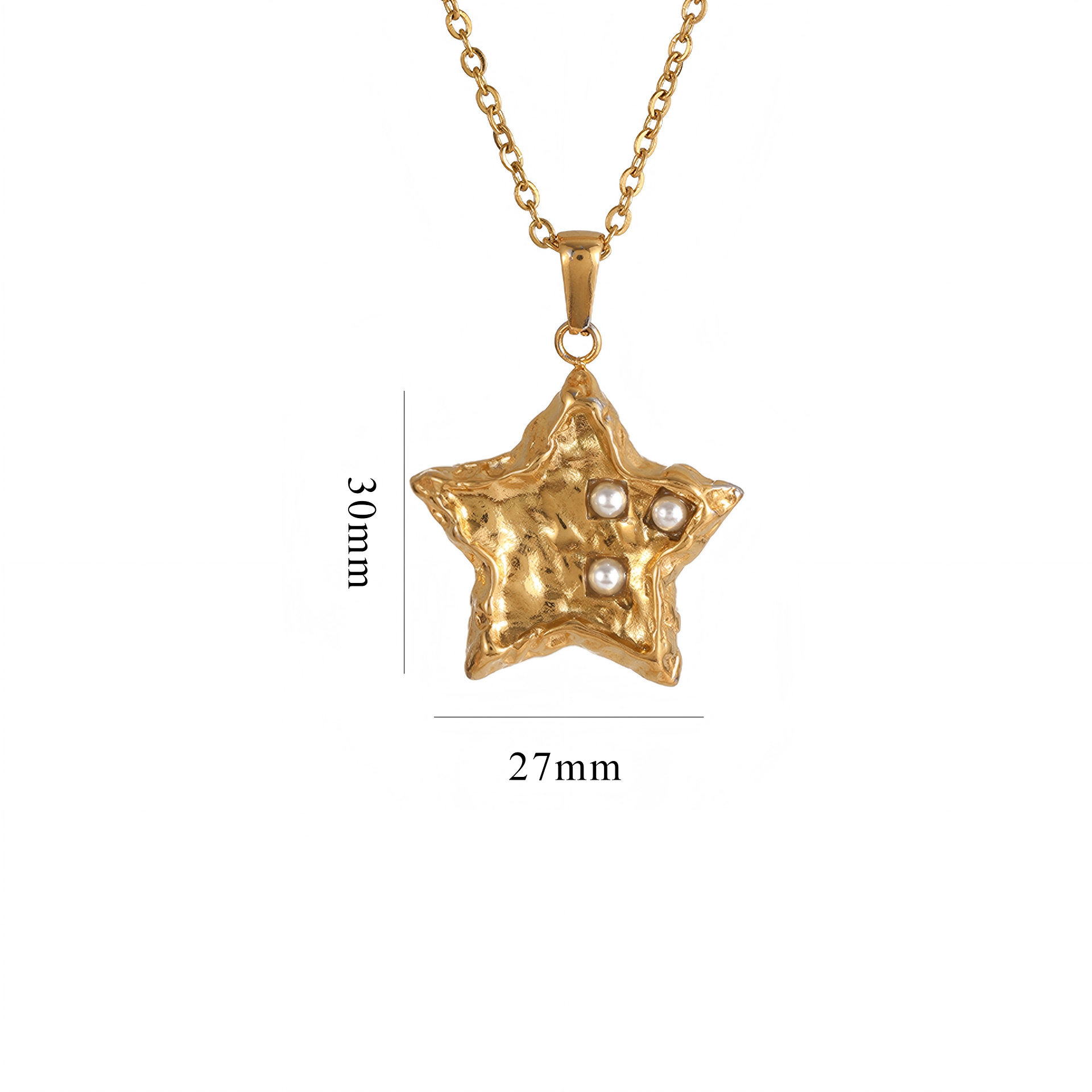 The Soul Bond | 18K Gold Plated Necklace with Pearl