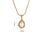 The Soul Bond | 18K Gold Plated Necklace with Pearl