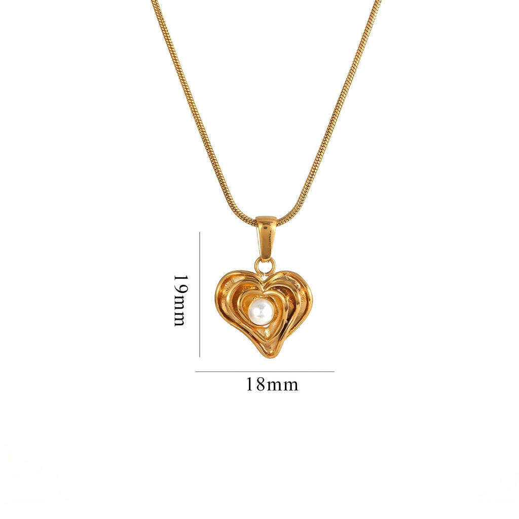 The Soul Bond | 18K Gold Plated Necklace with Pearl