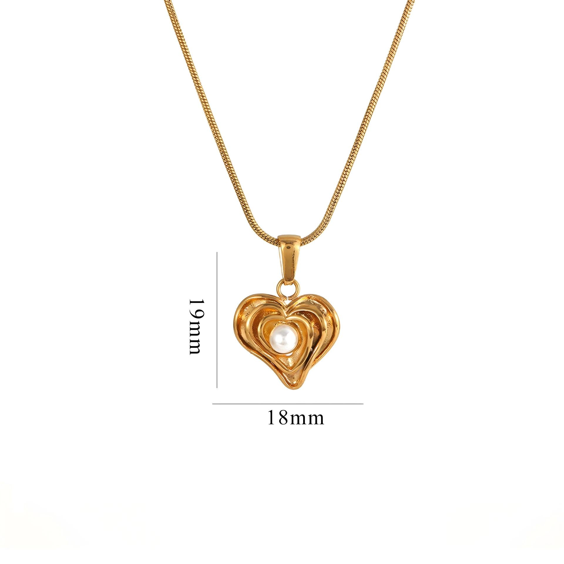 The Soul Bond | 18K Gold Plated Necklace with Pearl