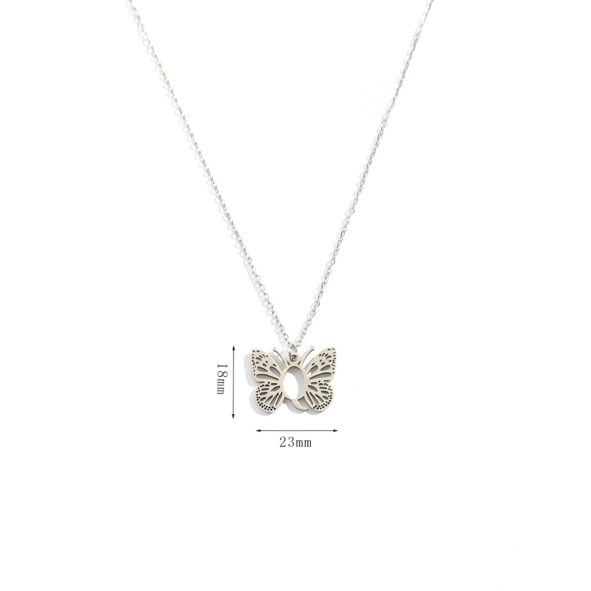 Personalized Initial Butterfly Necklace - "Metamorphosis" Inspirational Keepsake Jewelry