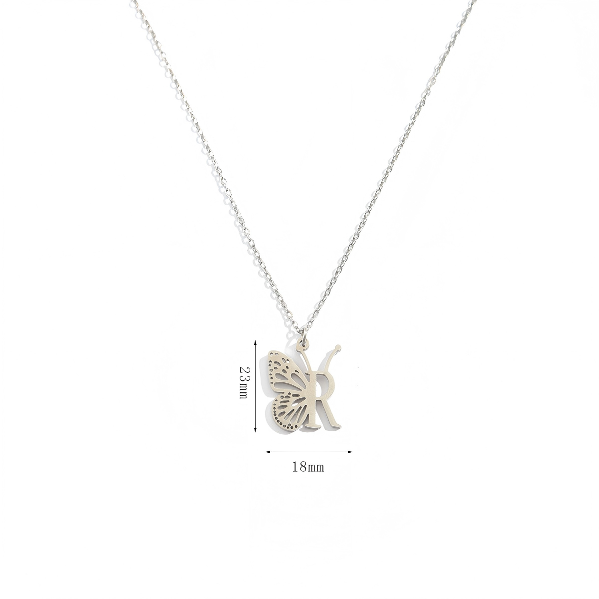 Personalized Initial Butterfly Necklace - "Metamorphosis" Inspirational Keepsake Jewelry