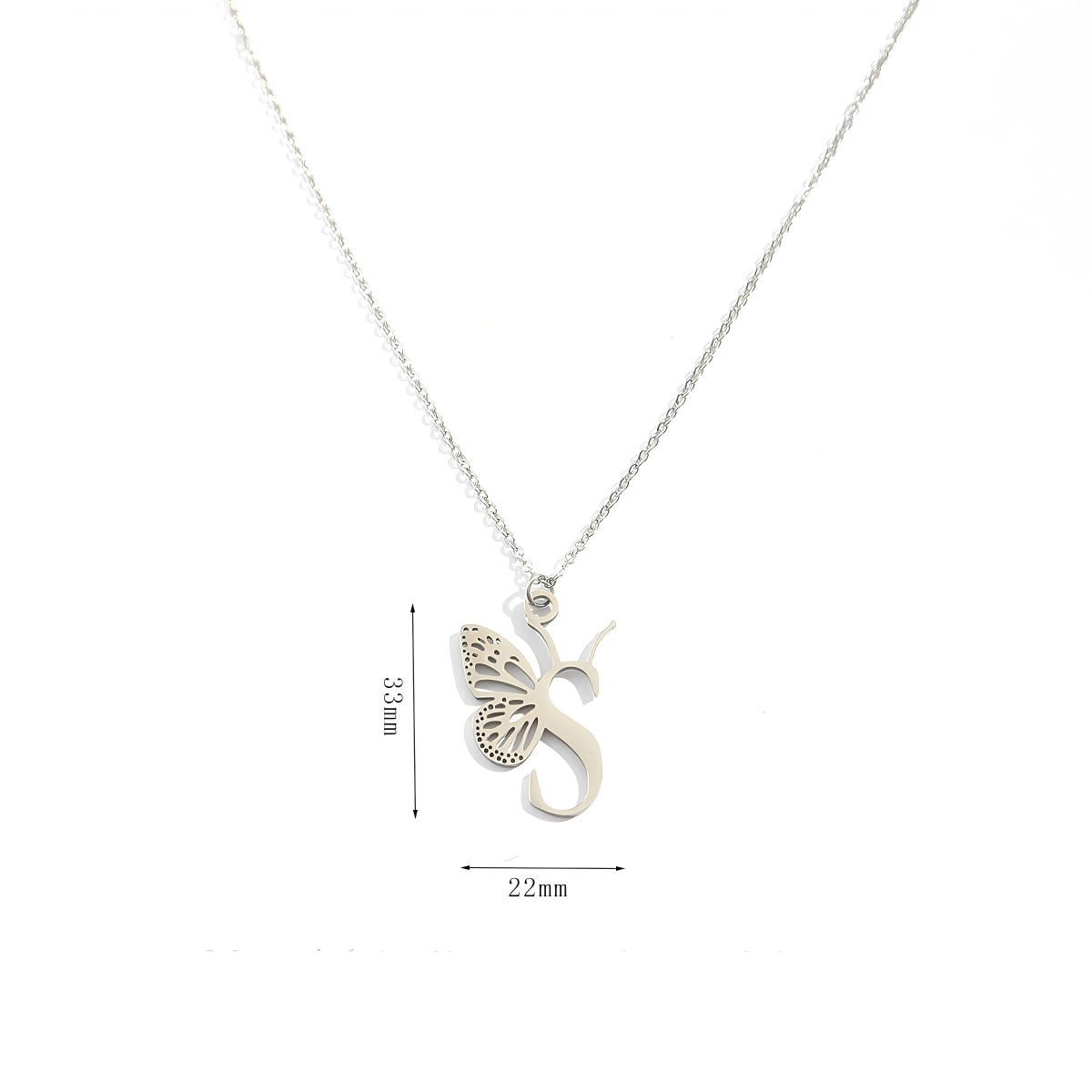 Personalized Initial Butterfly Necklace - "Metamorphosis" Inspirational Keepsake Jewelry