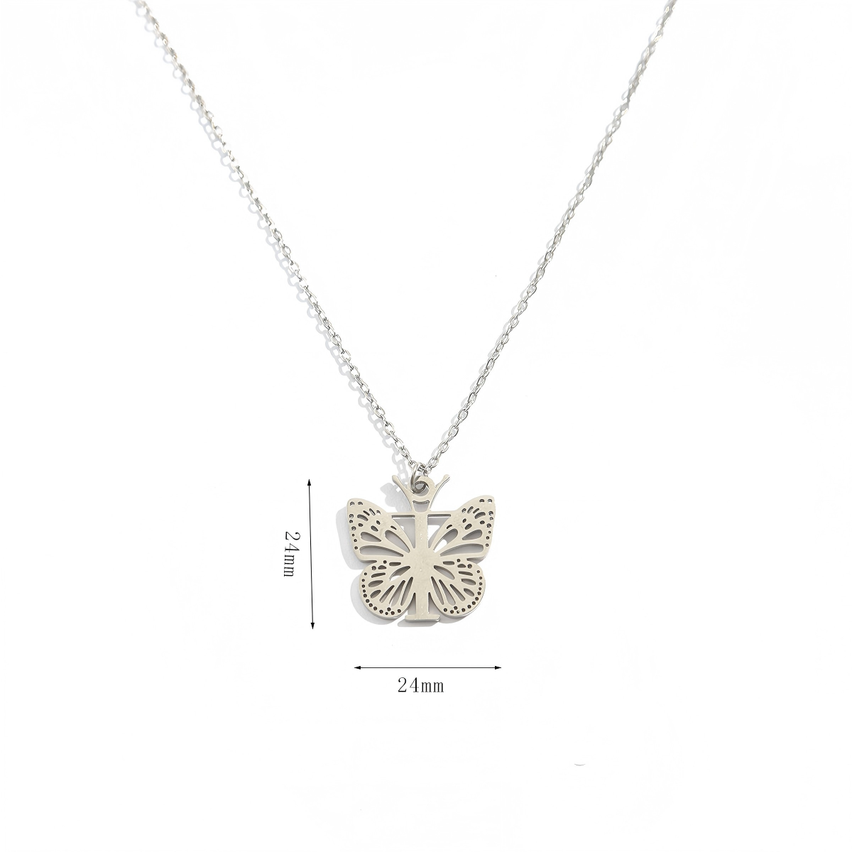 Personalized Initial Butterfly Necklace - "Metamorphosis" Inspirational Keepsake Jewelry