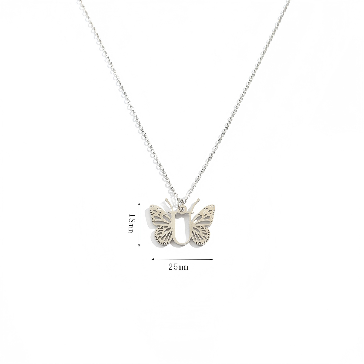 Personalized Initial Butterfly Necklace - "Metamorphosis" Inspirational Keepsake Jewelry