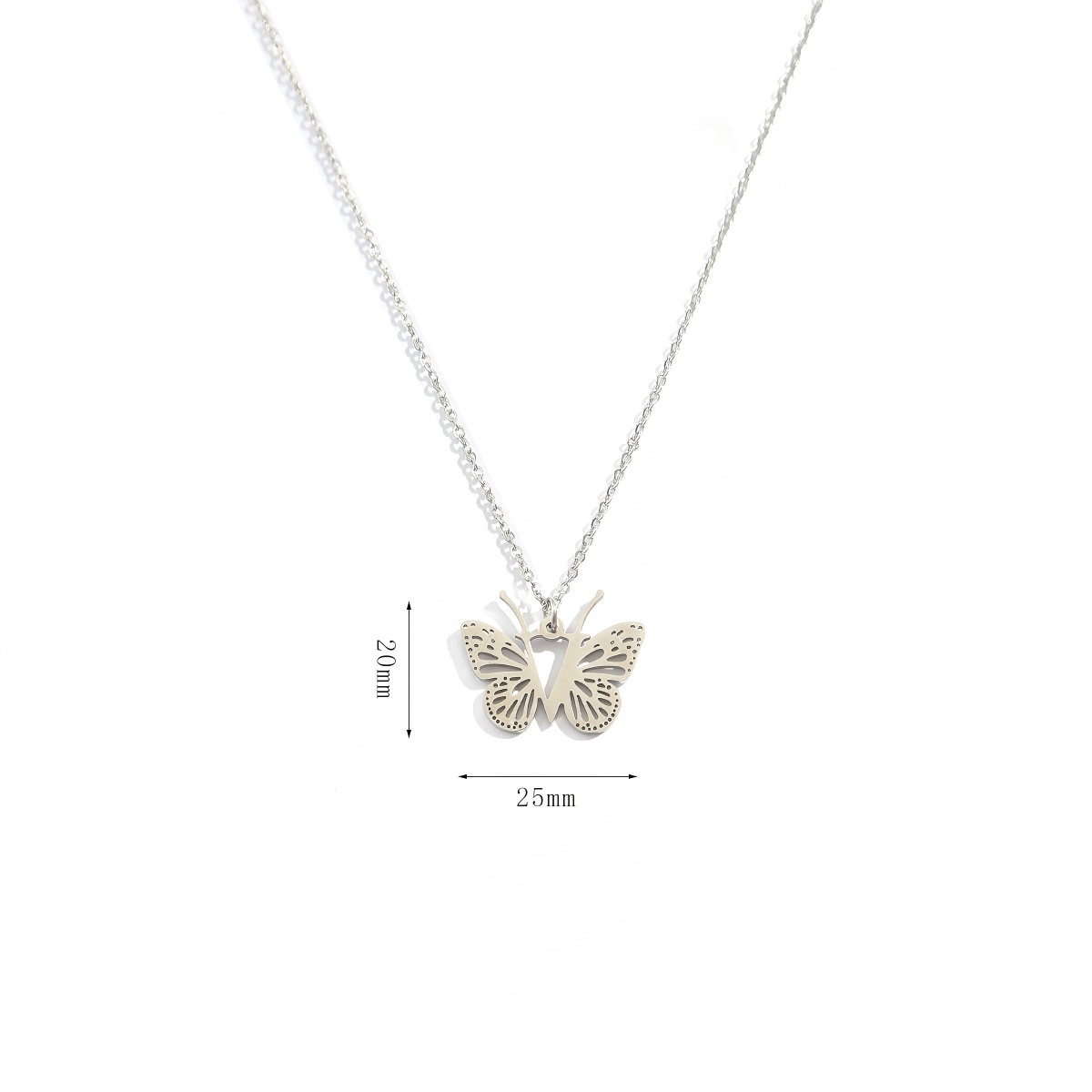 Personalized Initial Butterfly Necklace - "Metamorphosis" Inspirational Keepsake Jewelry