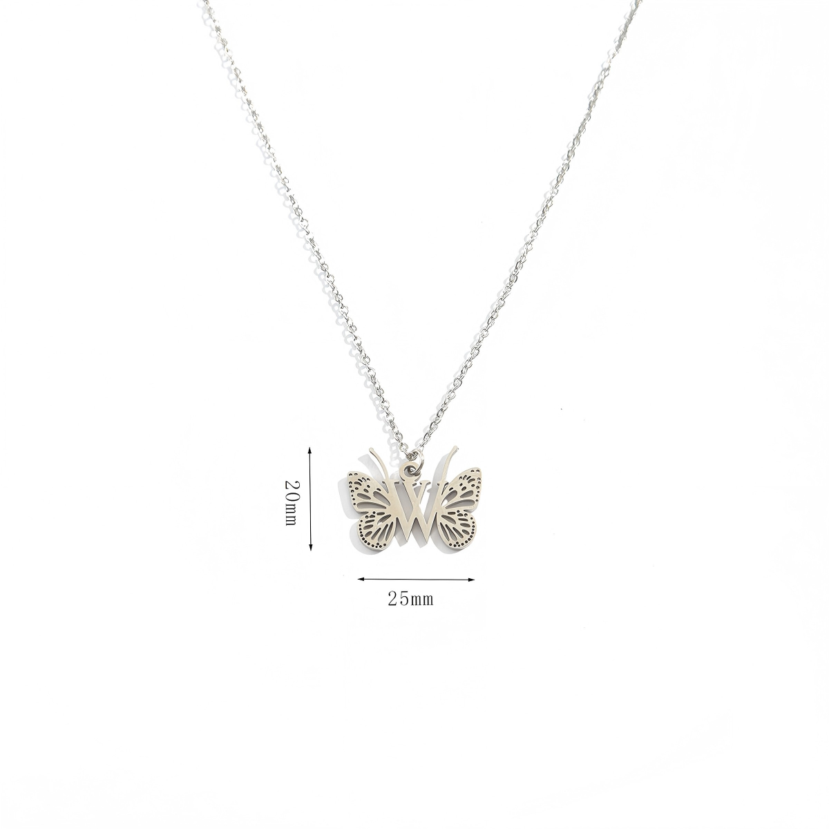 Personalized Initial Butterfly Necklace - "Metamorphosis" Inspirational Keepsake Jewelry