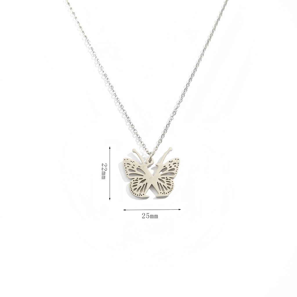 Personalized Initial Butterfly Necklace - "Metamorphosis" Inspirational Keepsake Jewelry