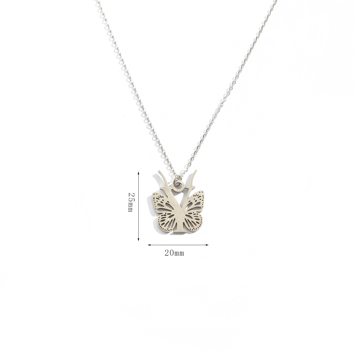 Personalized Initial Butterfly Necklace - "Metamorphosis" Inspirational Keepsake Jewelry