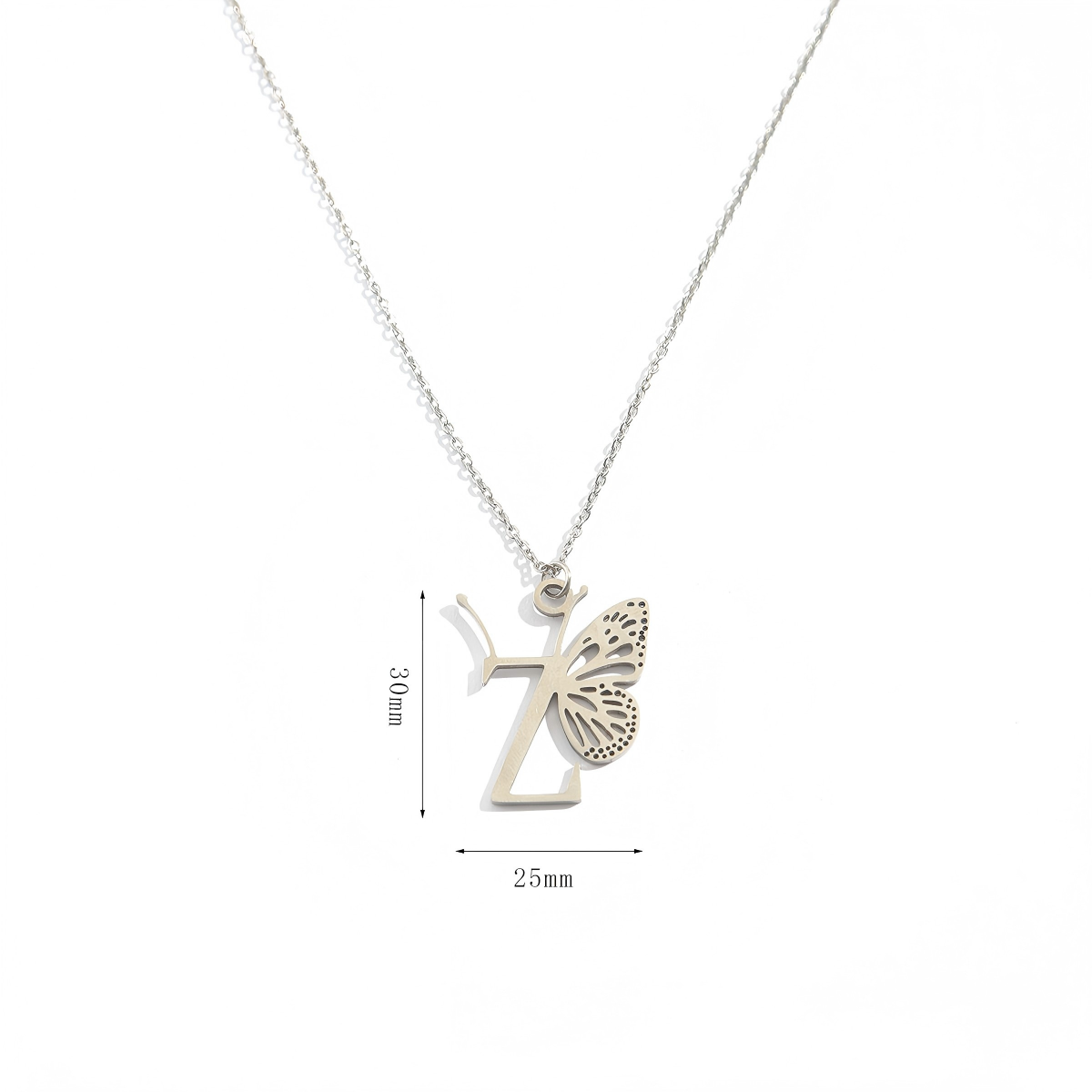 Personalized Initial Butterfly Necklace - "Metamorphosis" Inspirational Keepsake Jewelry